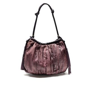 LUCKY PENNY Bohemian Style Leather Hobo